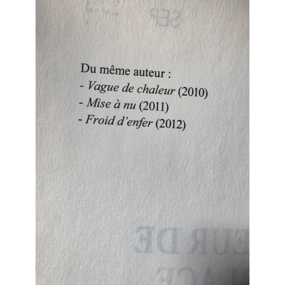 Richard Castle Coeur de Glace French Thriller Softcover Paris Mystery Book - Picture 5 of 15